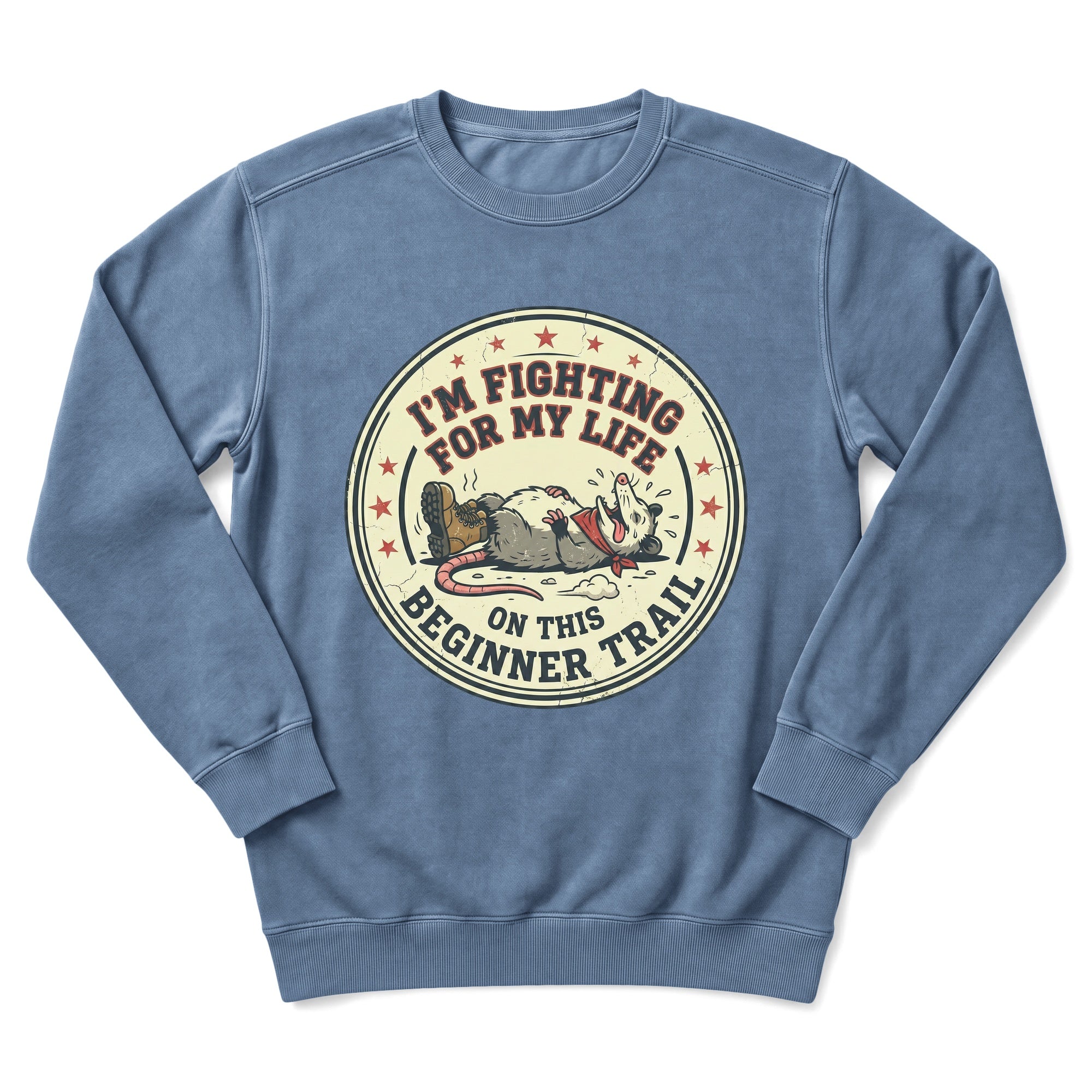 Sloth Hiking Club — blue jean