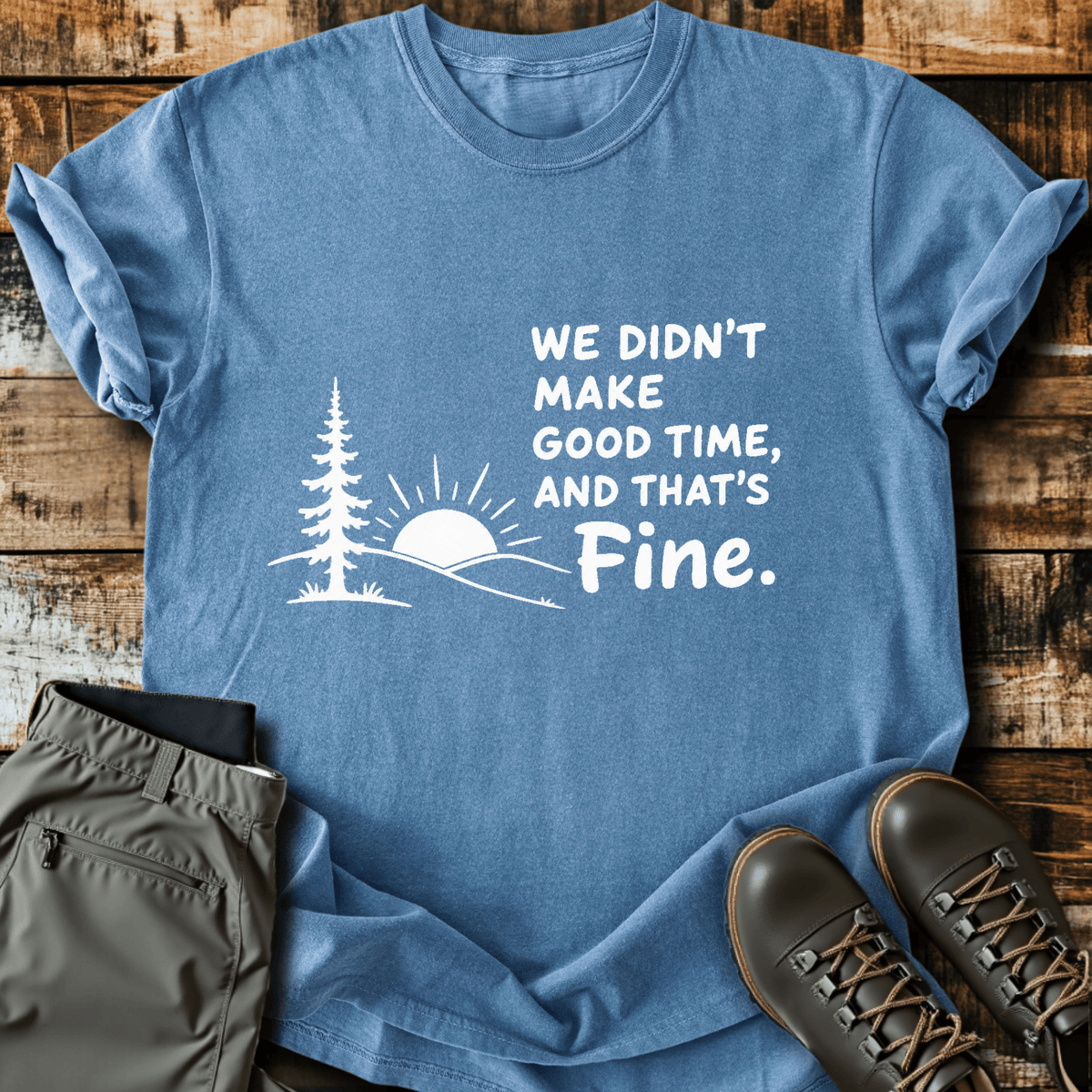 Sloth Hiking Club — blue jean