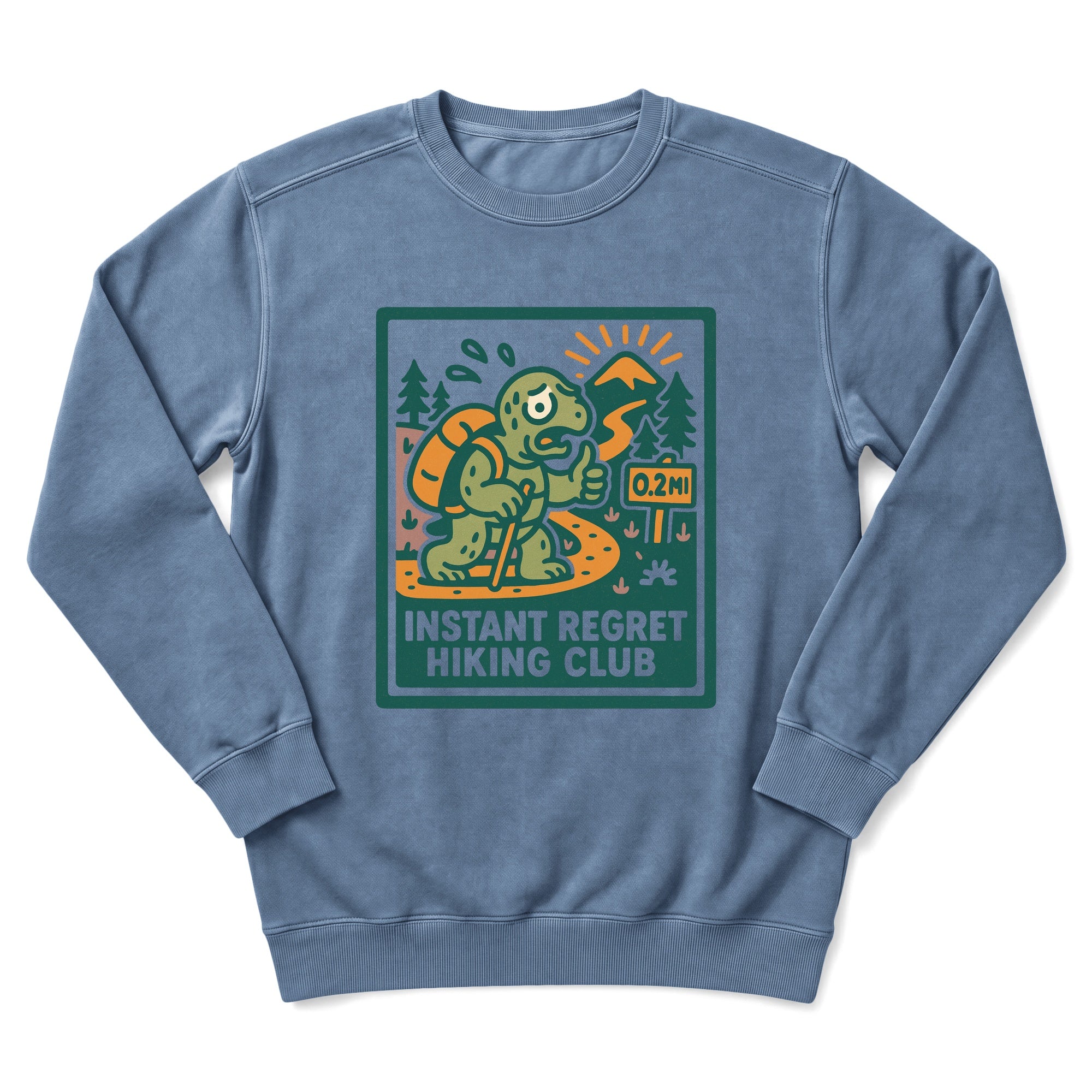 Sloth Hiking Club — blue jean