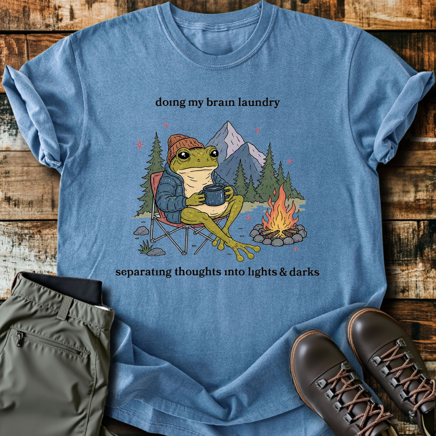 Sloth Hiking Club — blue jean