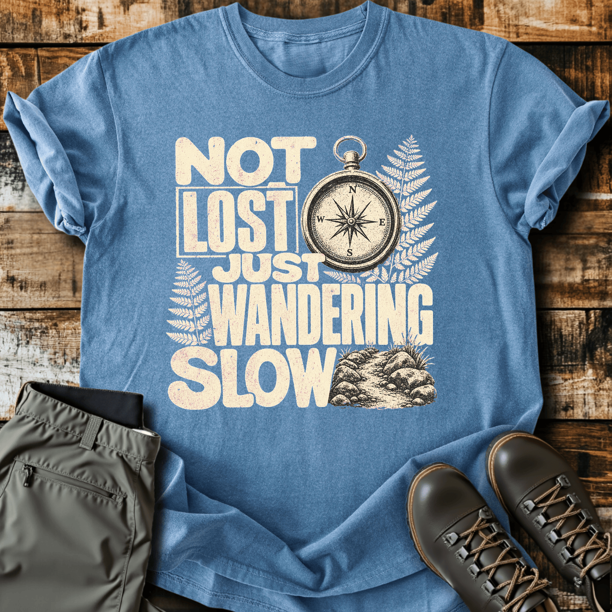 Sloth Hiking Club — blue jean