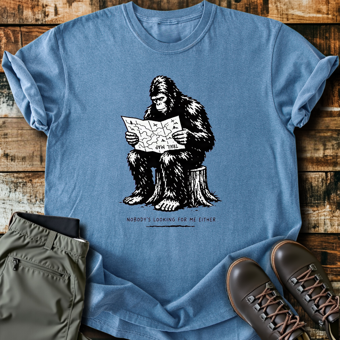 Sloth Hiking Club — blue jean