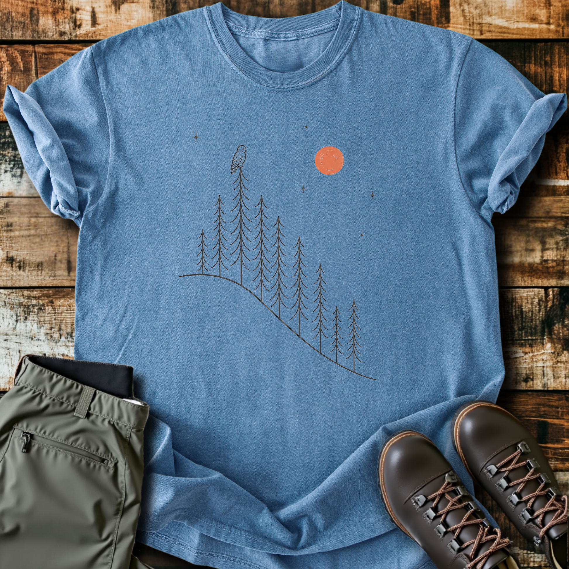 Sloth Hiking Club — blue jean