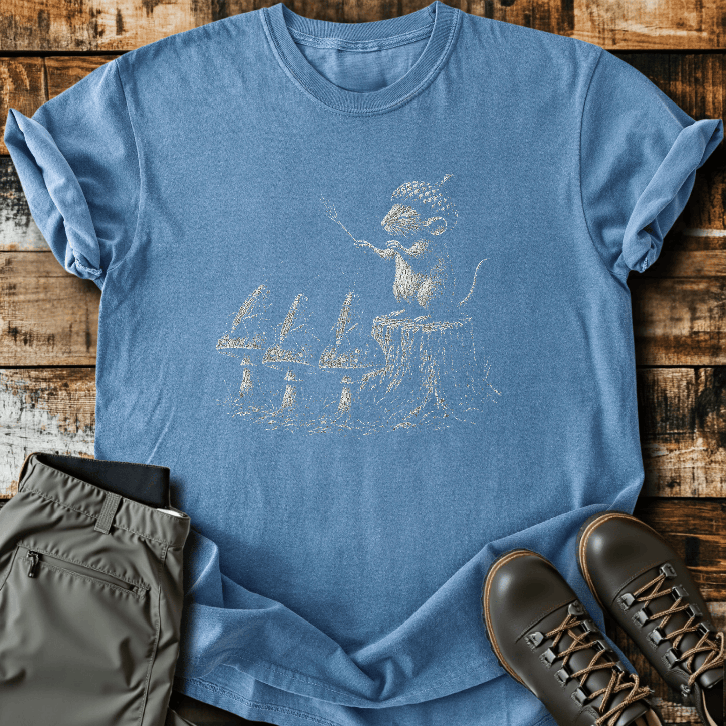 Sloth Hiking Club — blue jean