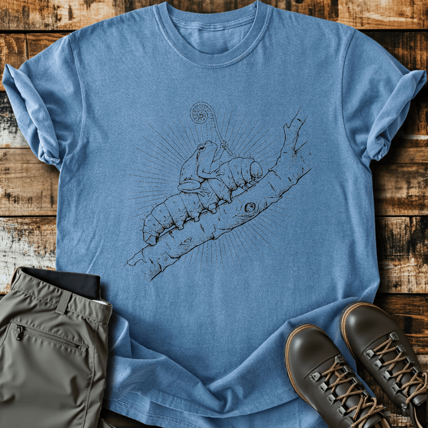 Sloth Hiking Club — blue jean