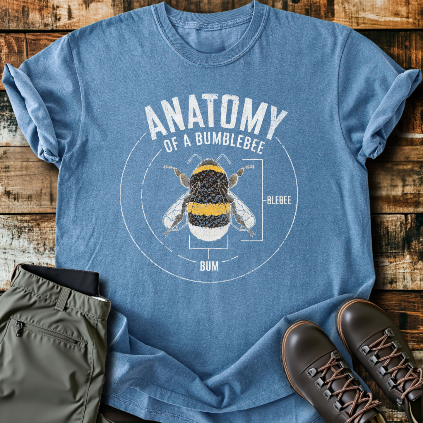 Sloth Hiking Club — blue jean