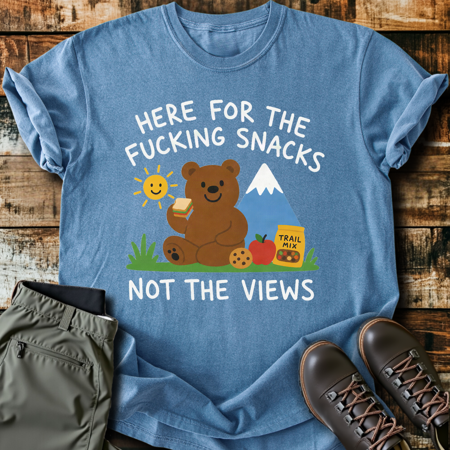 Sloth Hiking Club — blue jean