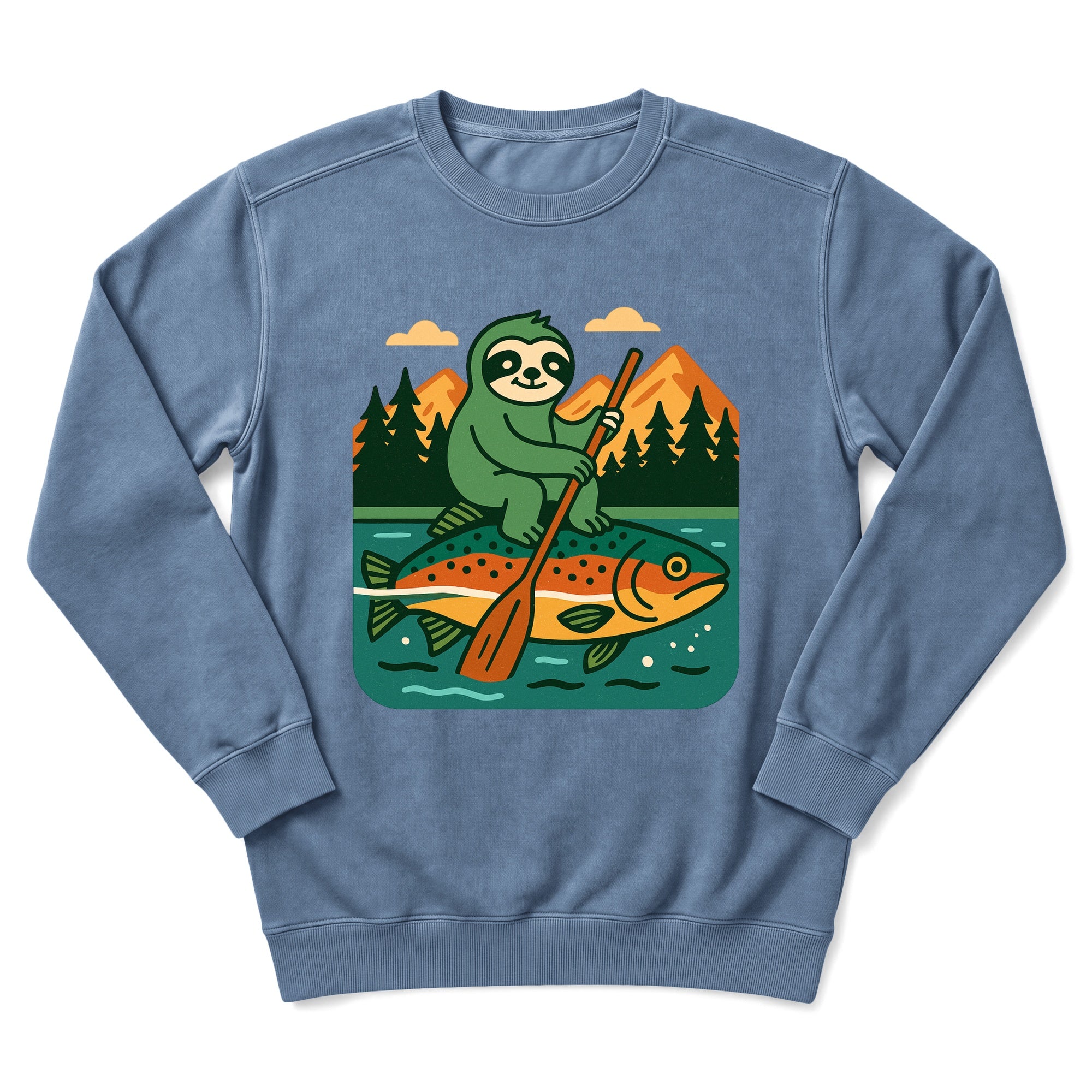 Sloth Hiking Club — blue jean