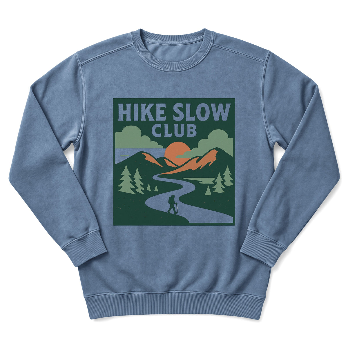 Sloth Hiking Club — blue jean