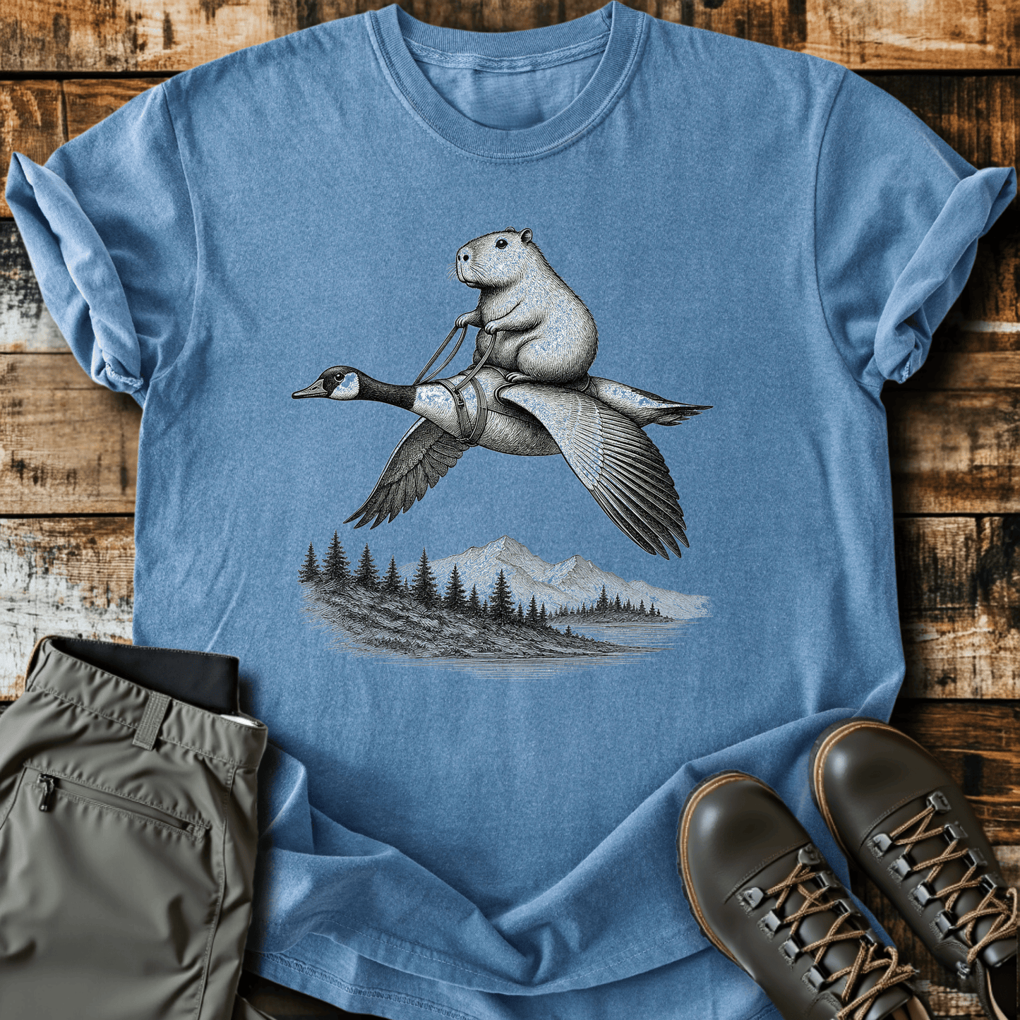 Sloth Hiking Club — blue jean