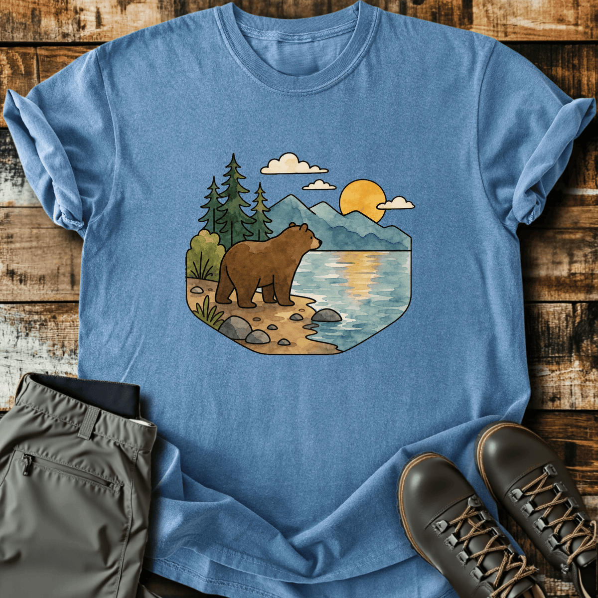 Sloth Hiking Club — blue jean