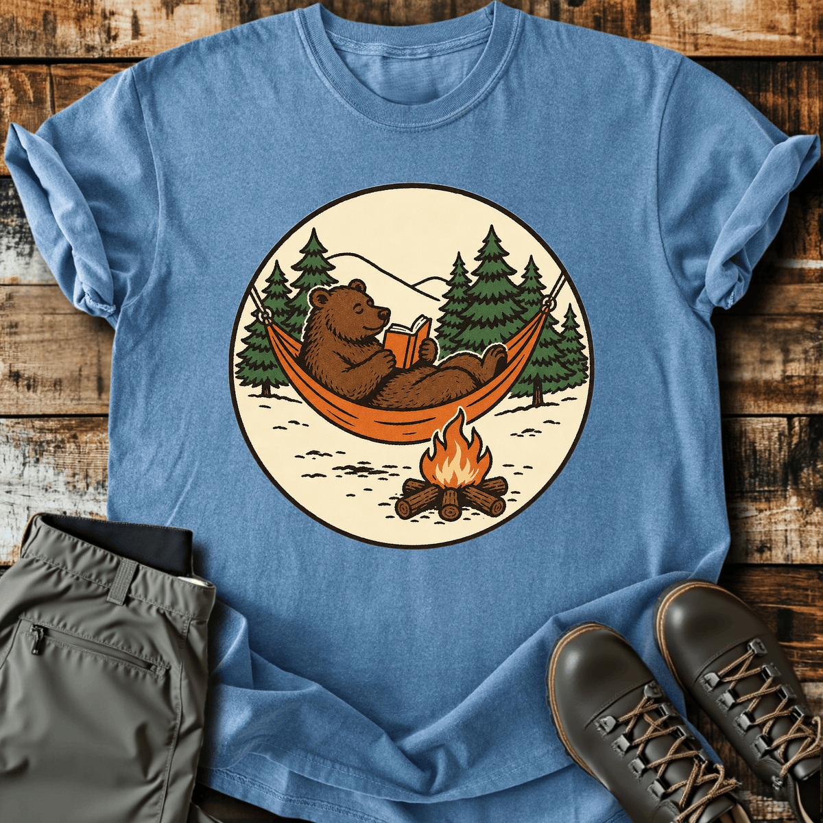 Sloth Hiking Club — blue jean