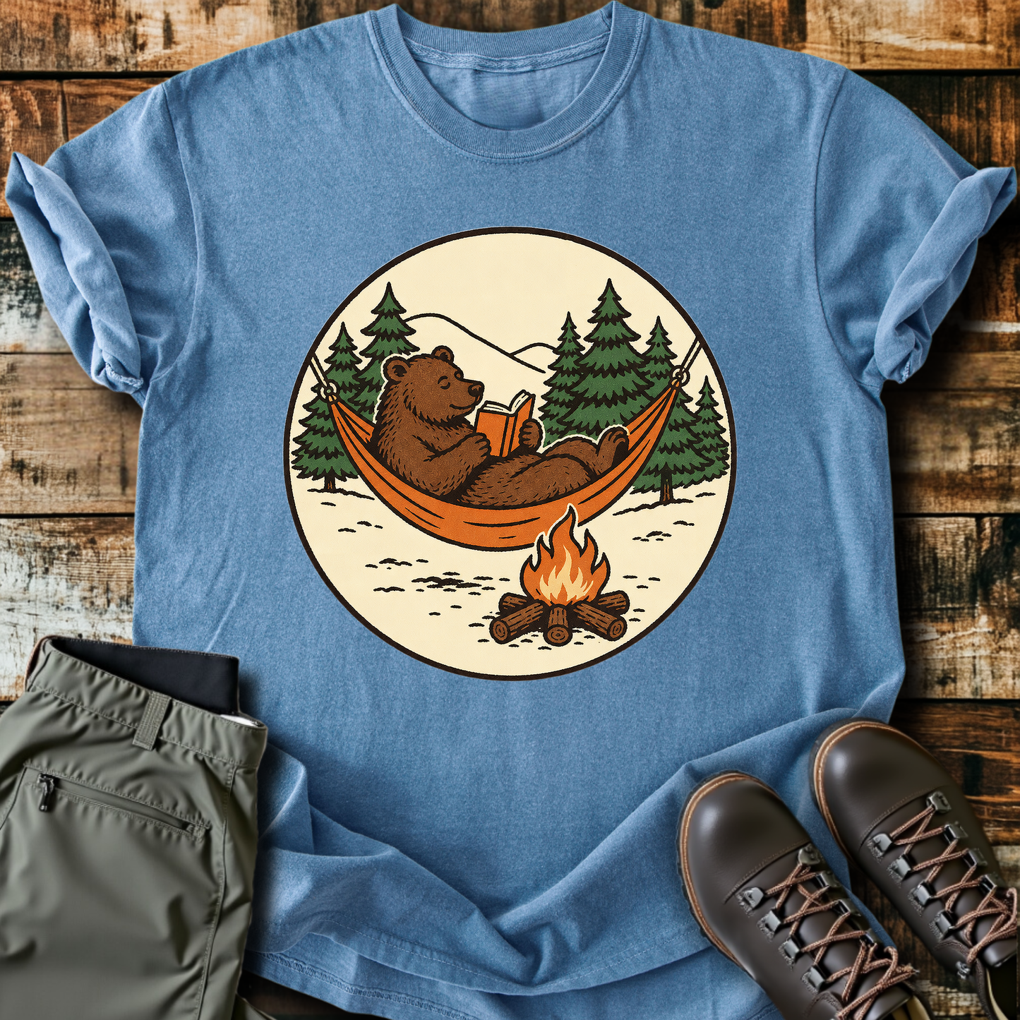 Sloth Hiking Club — blue jean