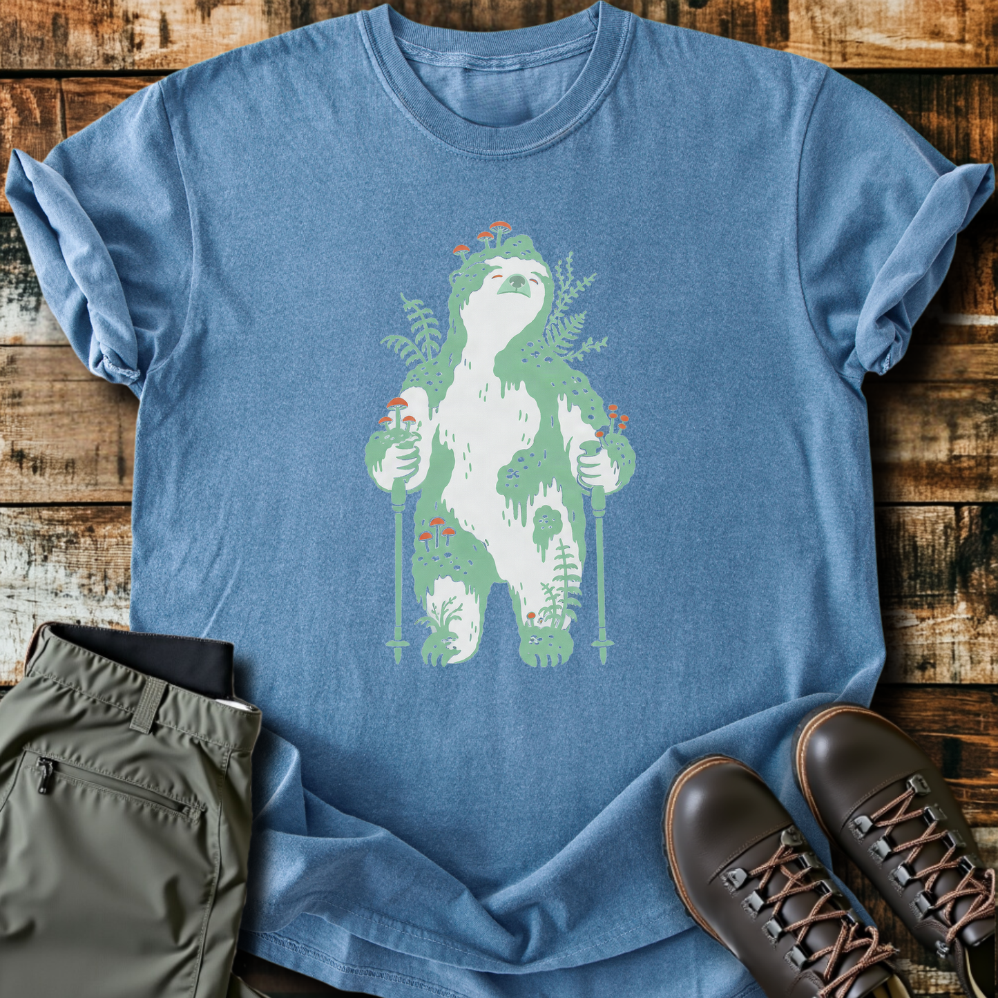Sloth Hiking Club — blue jean