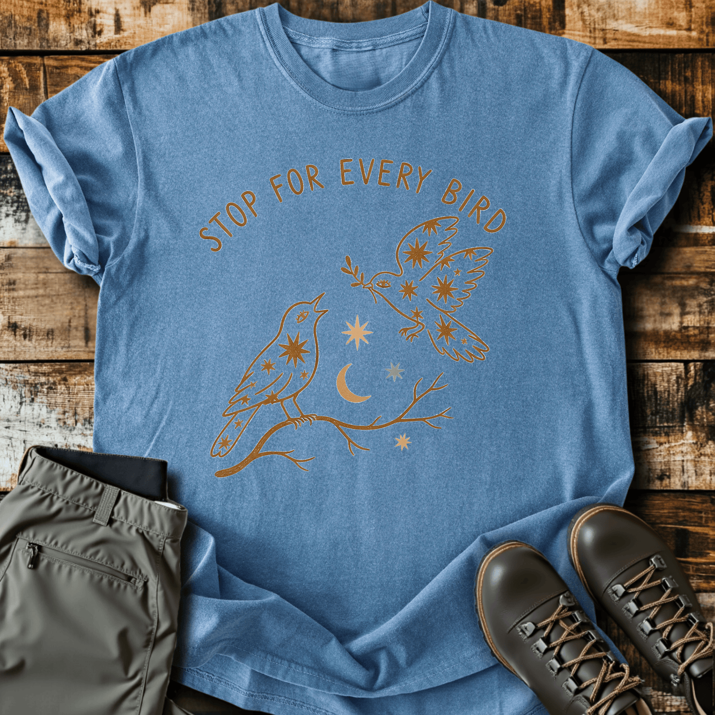 Sloth Hiking Club — blue jean