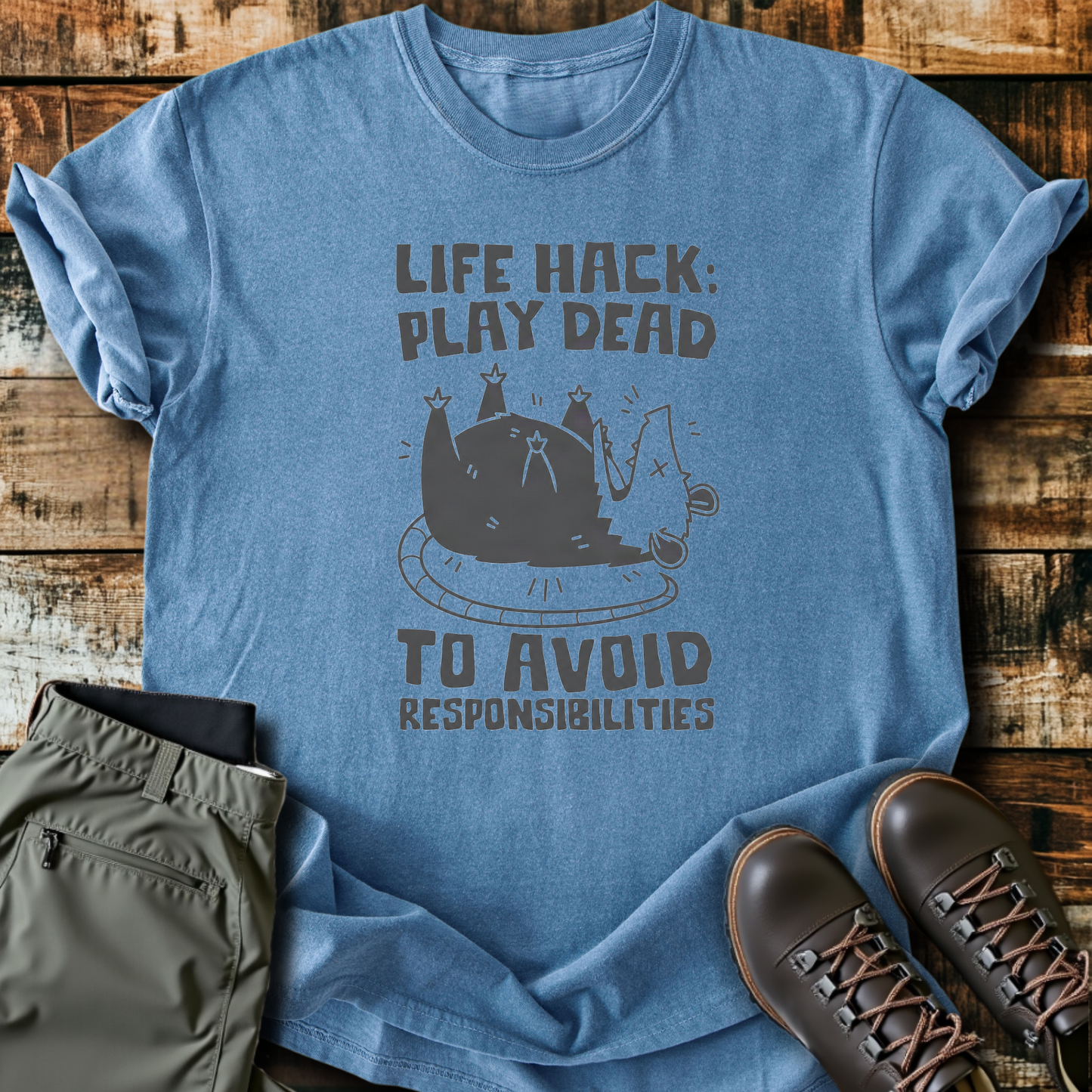 Sloth Hiking Club — blue jean