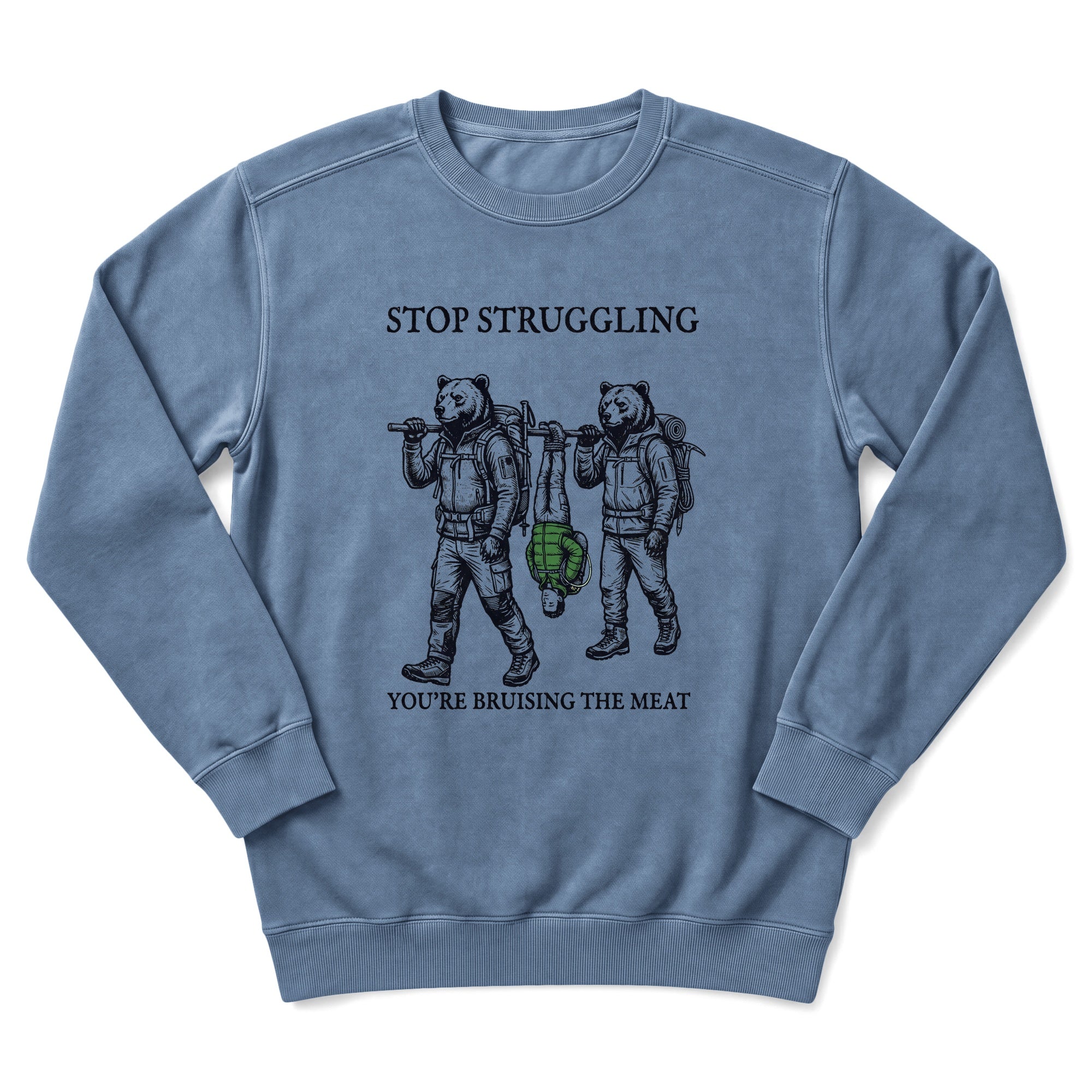 Sloth Hiking Club — blue jean