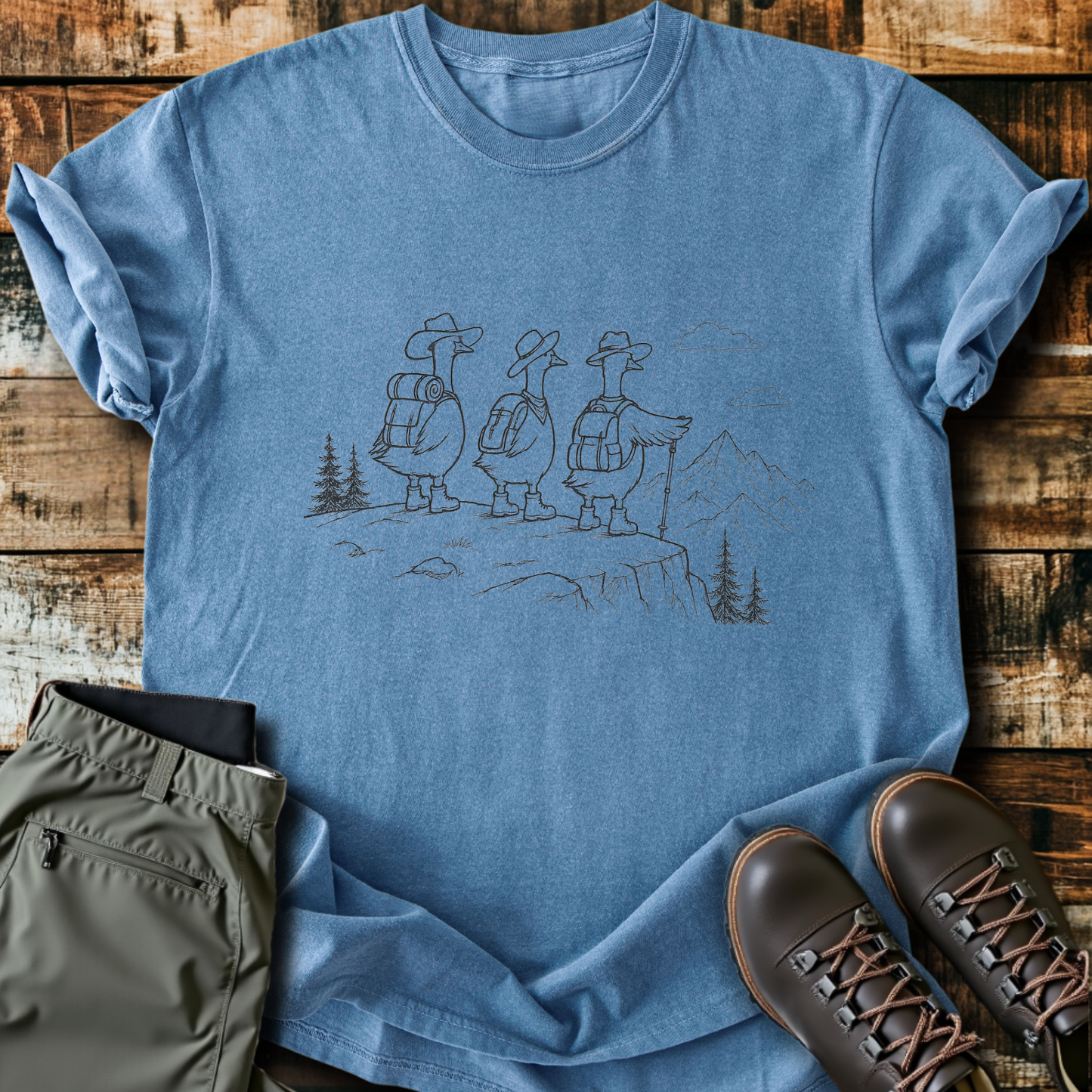 Sloth Hiking Club — blue jean