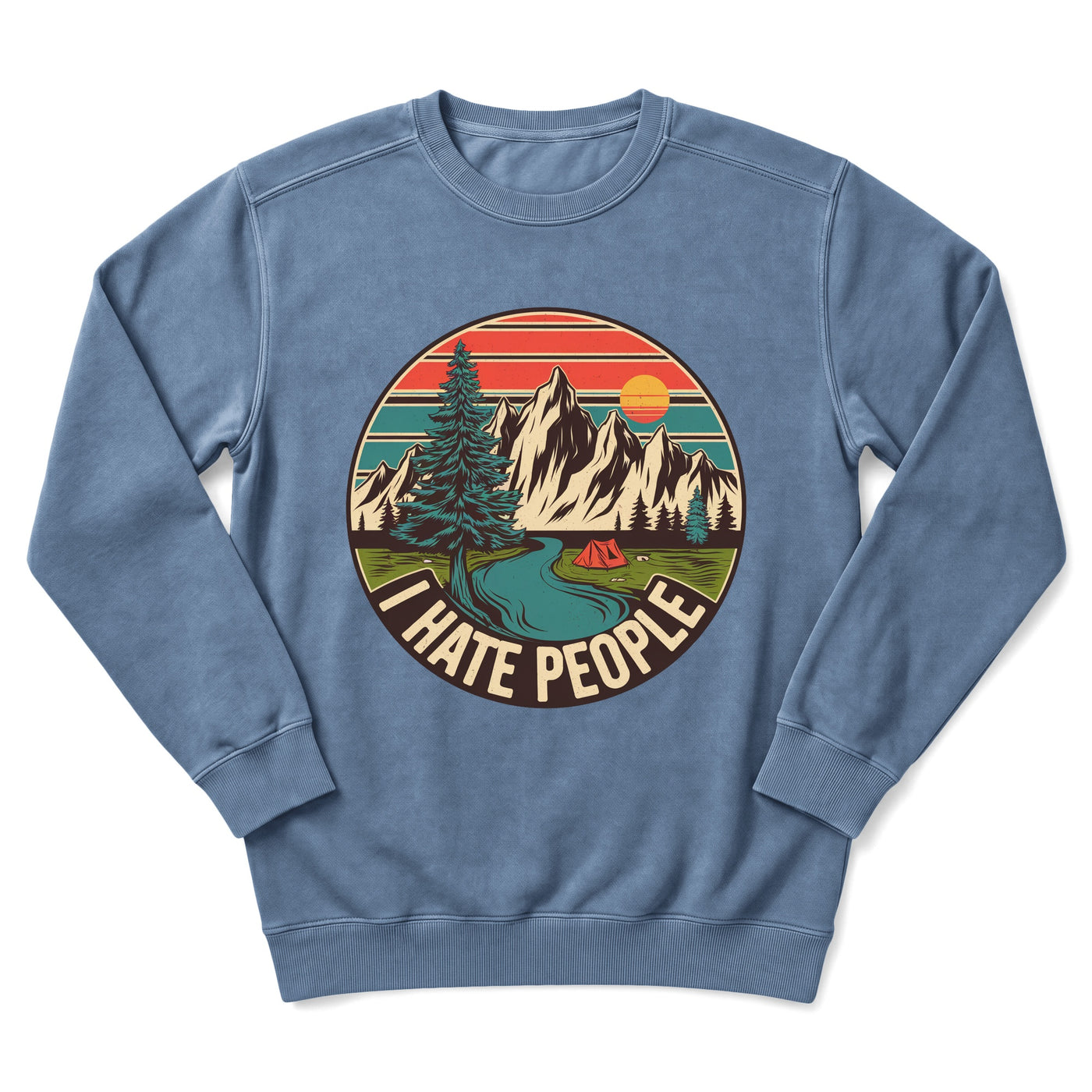 Sloth Hiking Club — blue jean