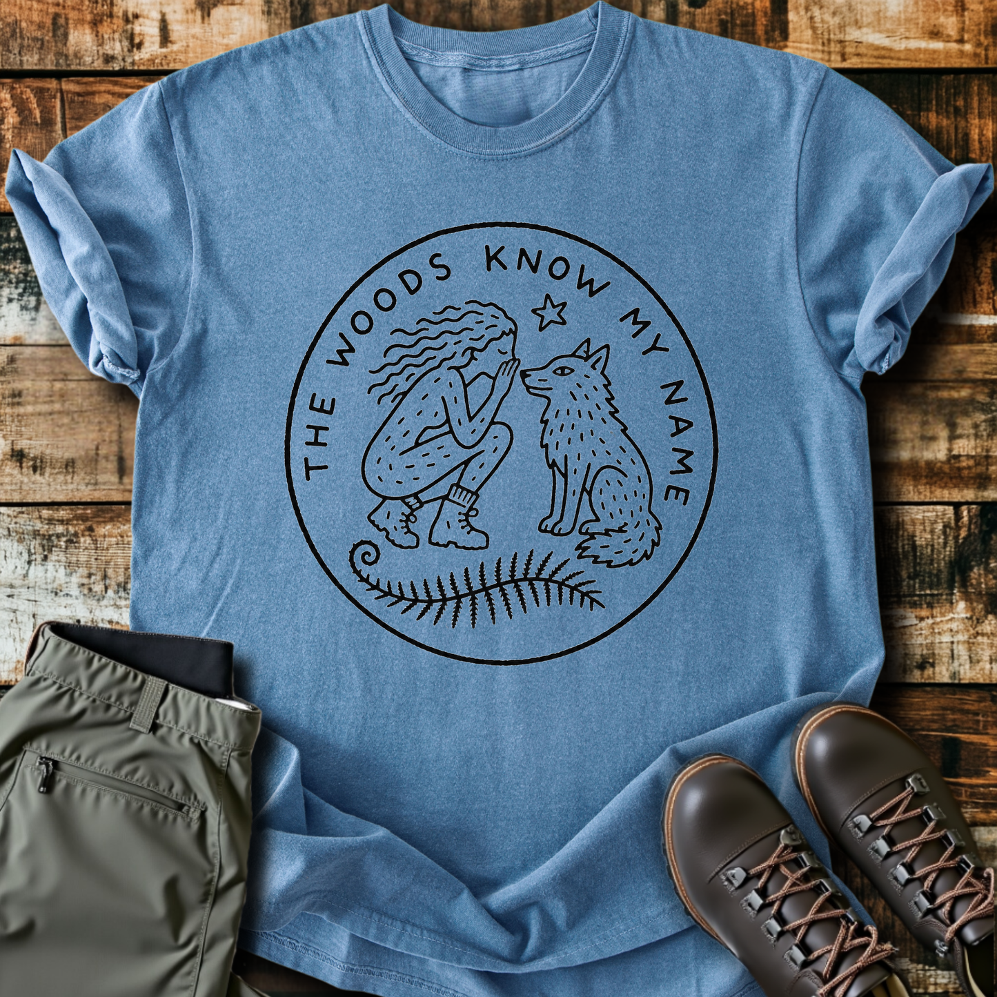 Sloth Hiking Club — blue jean