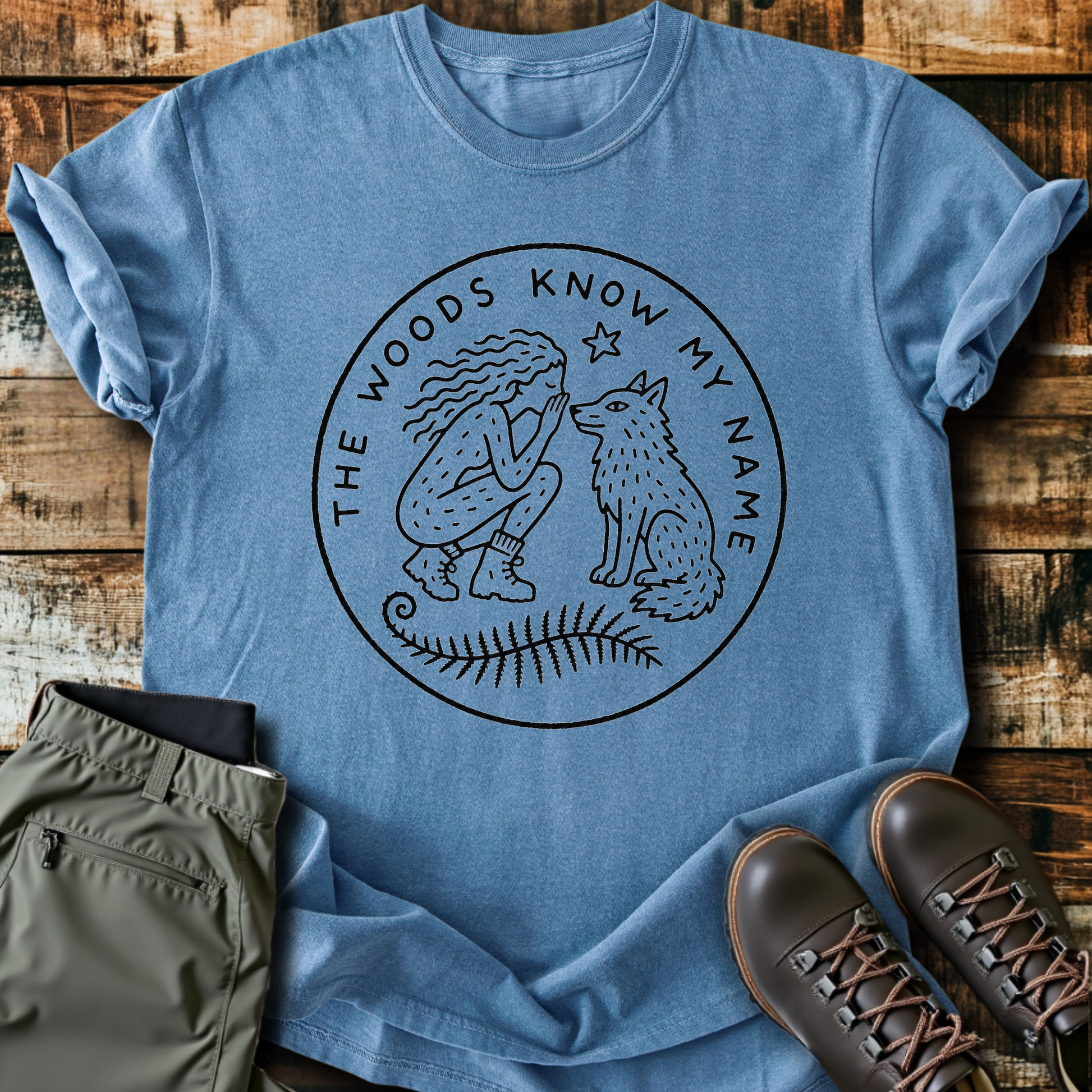 Sloth Hiking Club — blue jean