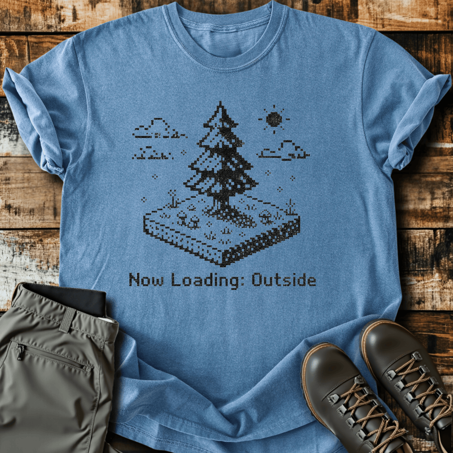 Sloth Hiking Club — blue jean