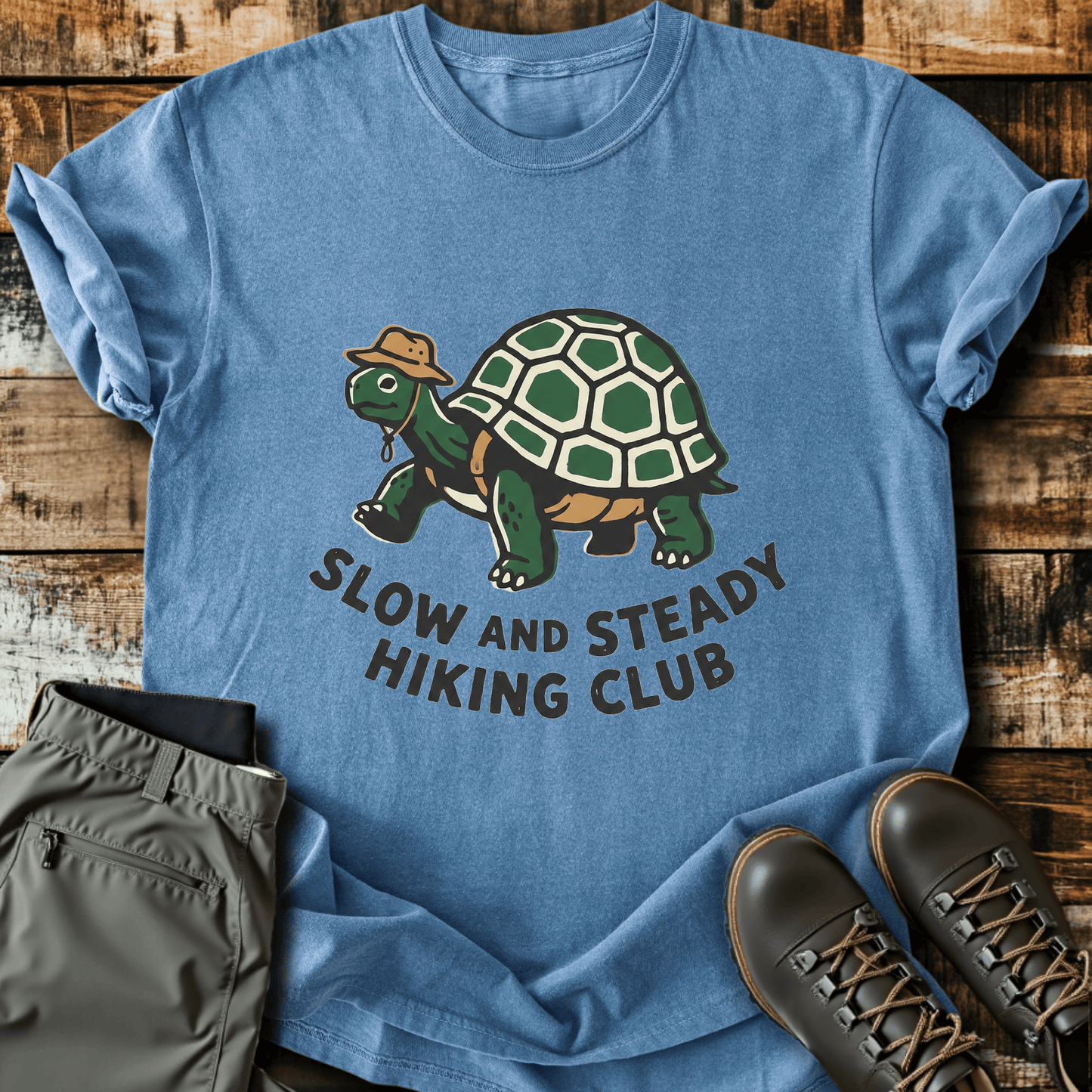 Sloth Hiking Club — blue jean