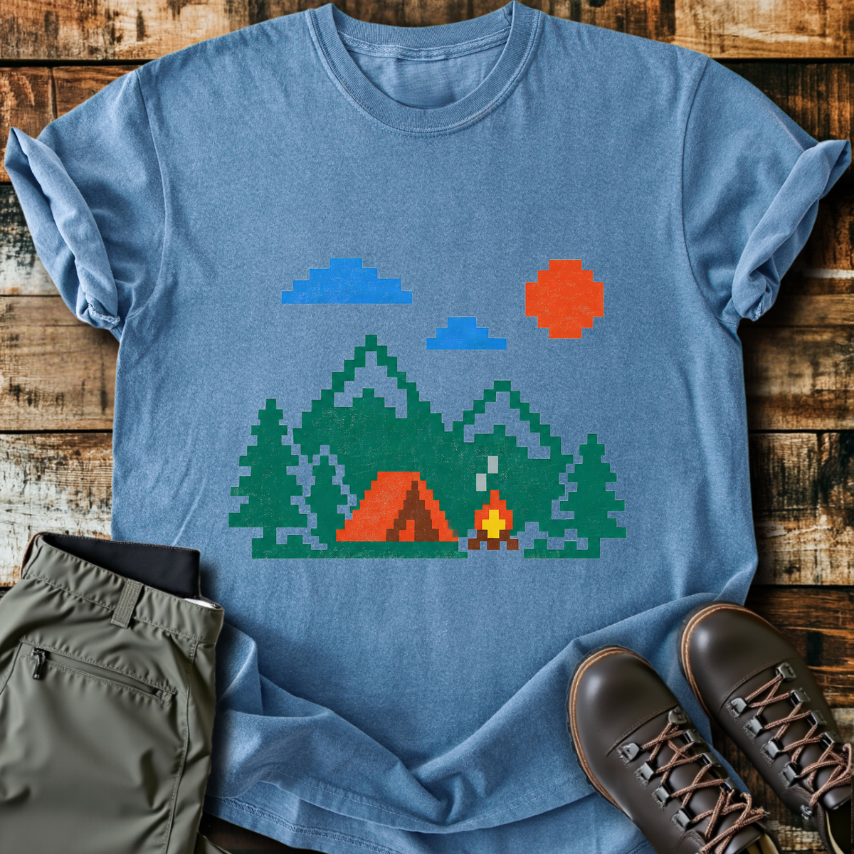 Sloth Hiking Club — blue jean