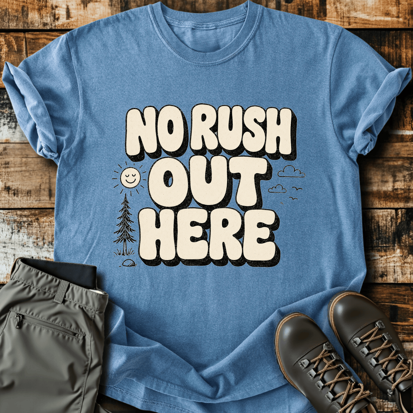 Sloth Hiking Club — blue jean