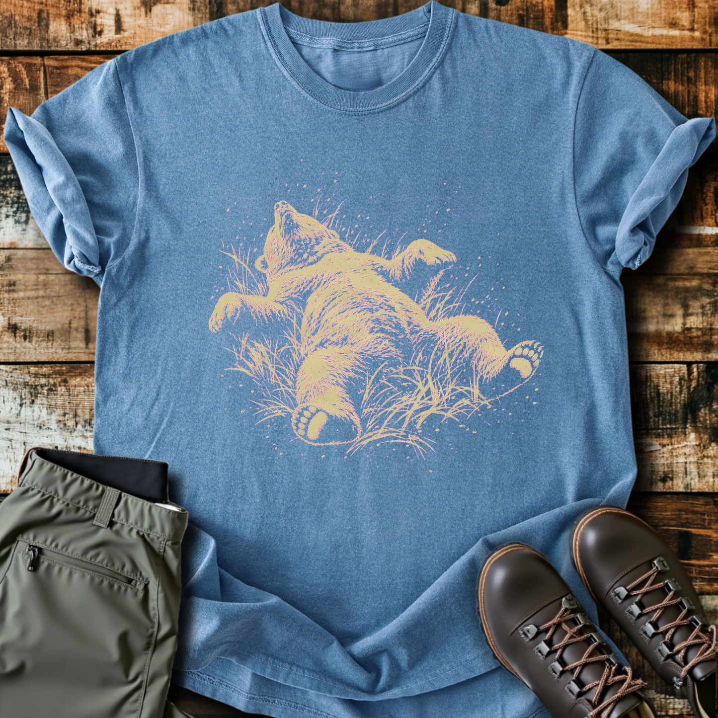Sloth Hiking Club — blue jean