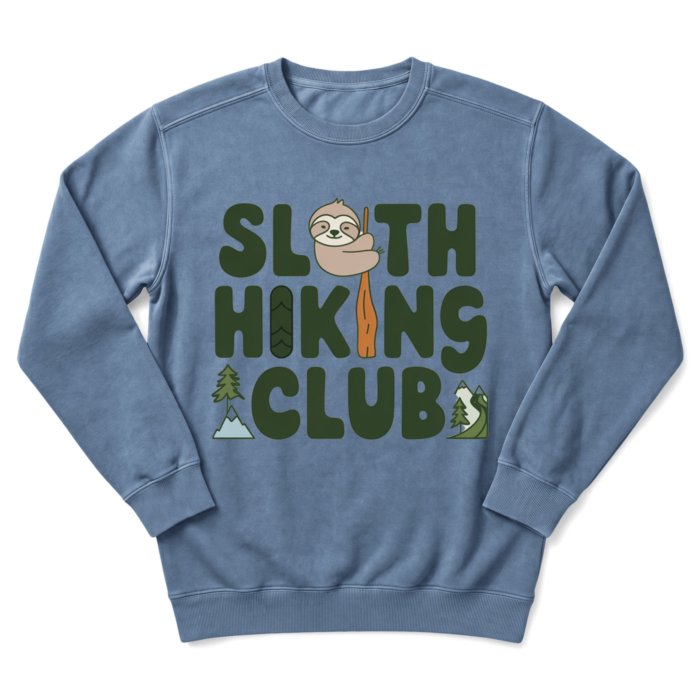 Sloth Hiking Club — blue jean