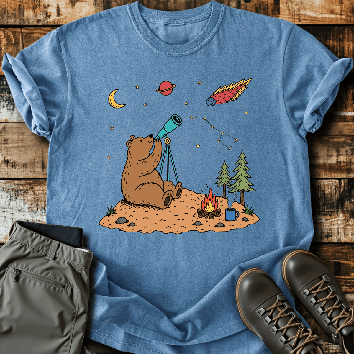 Sloth Hiking Club — blue jean