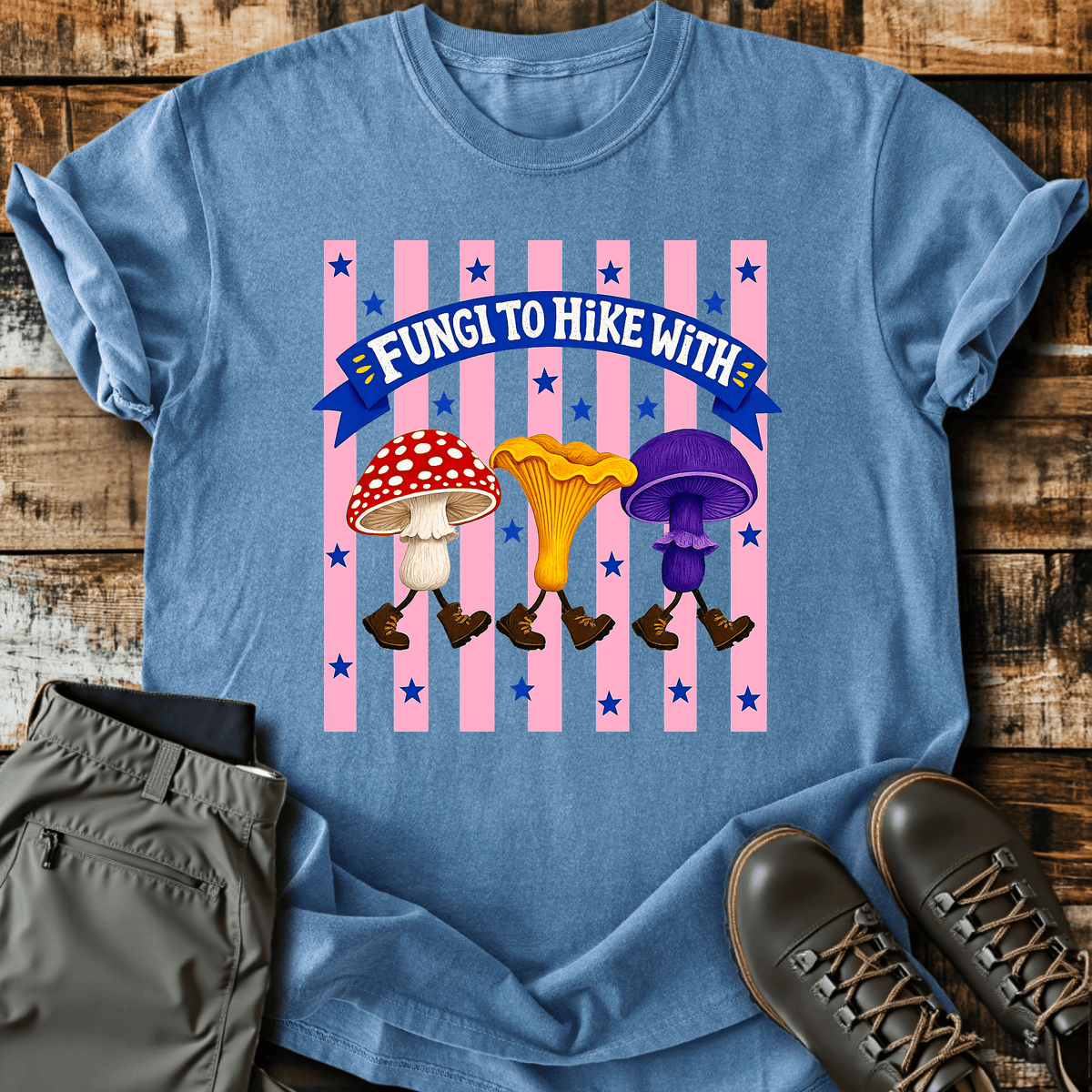 Sloth Hiking Club — blue jean