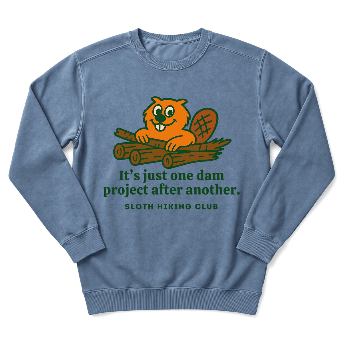 Sloth Hiking Club — blue jean