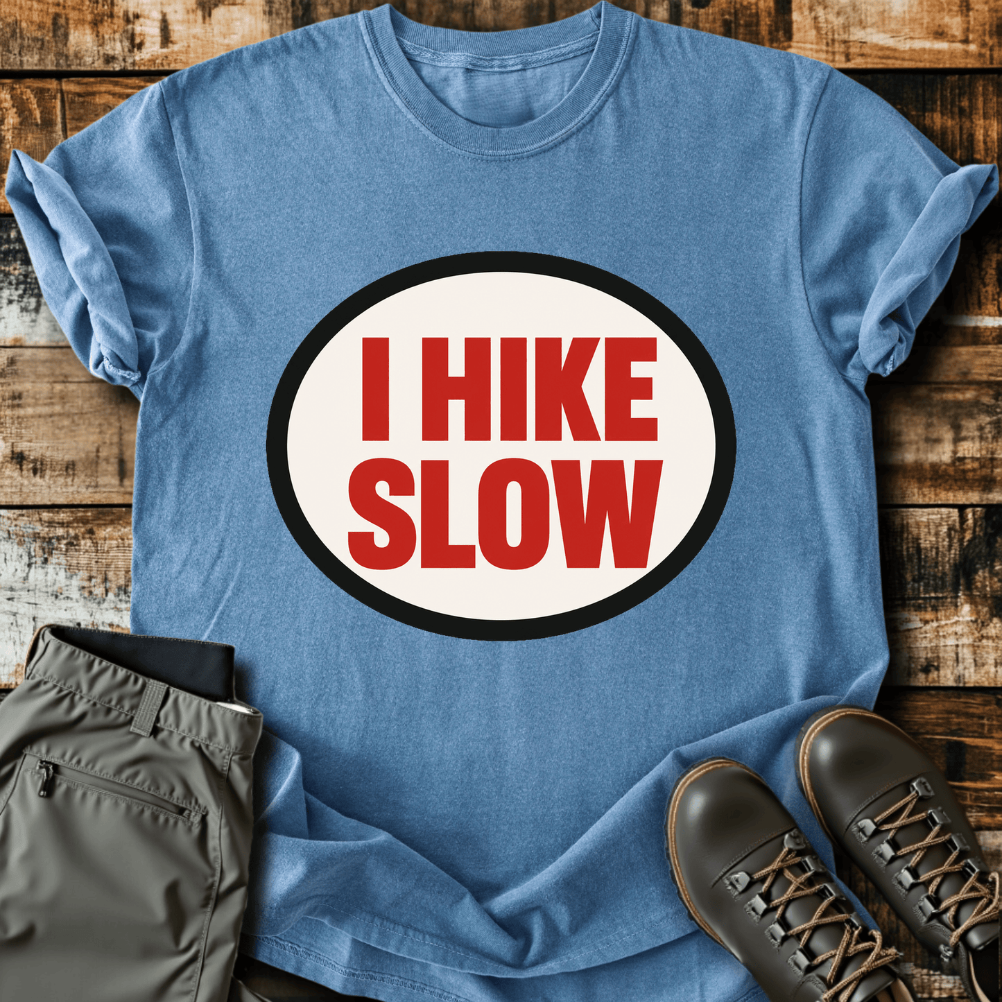 Sloth Hiking Club — blue jean