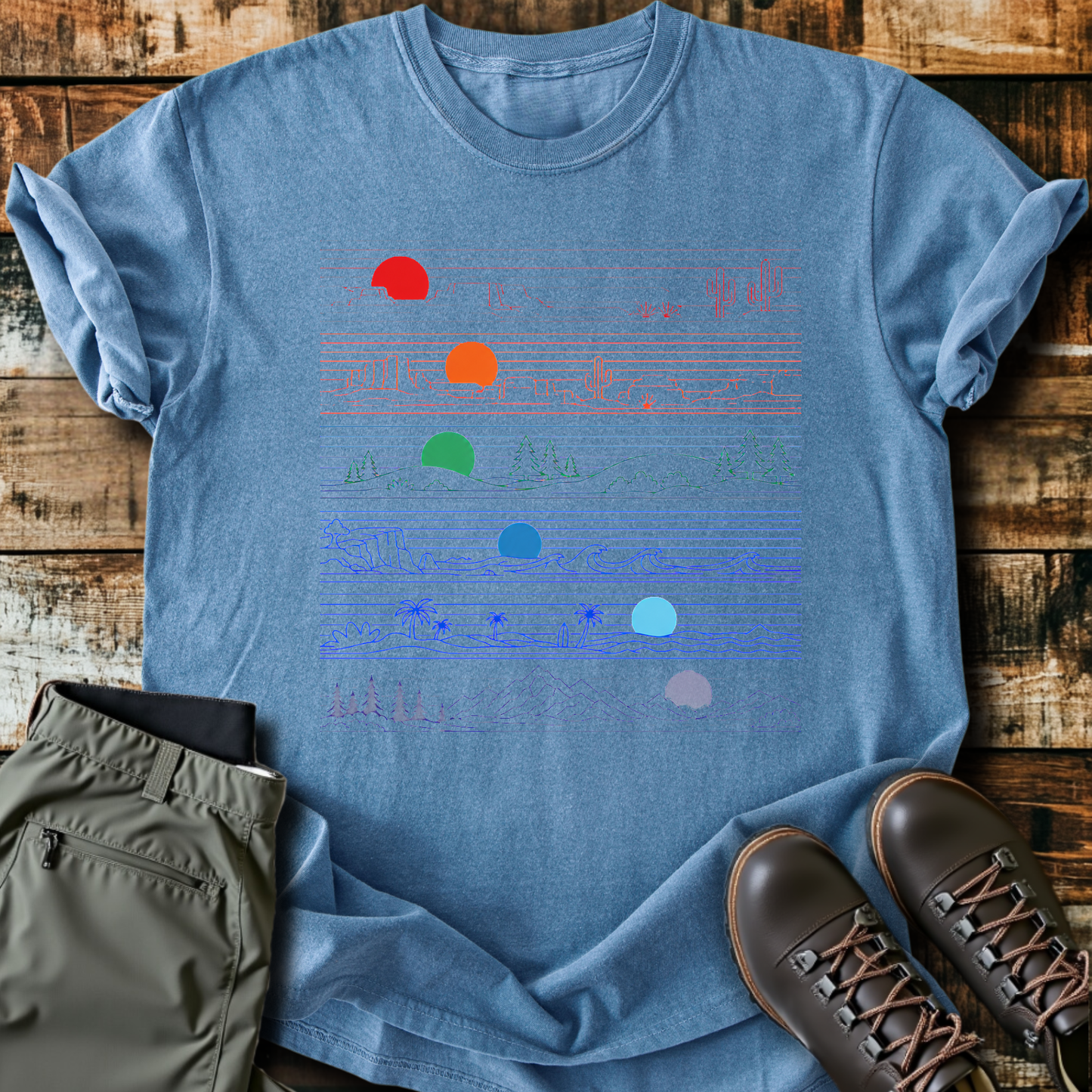 Sloth Hiking Club — blue jean