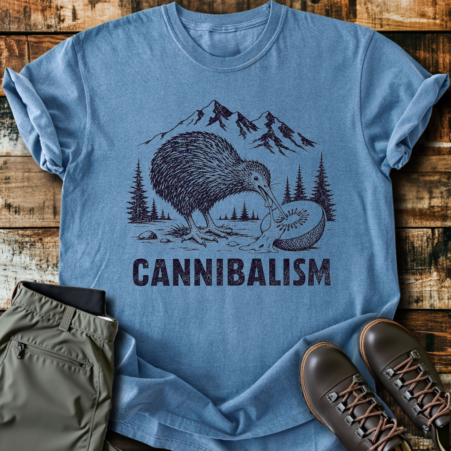 Sloth Hiking Club — blue jean