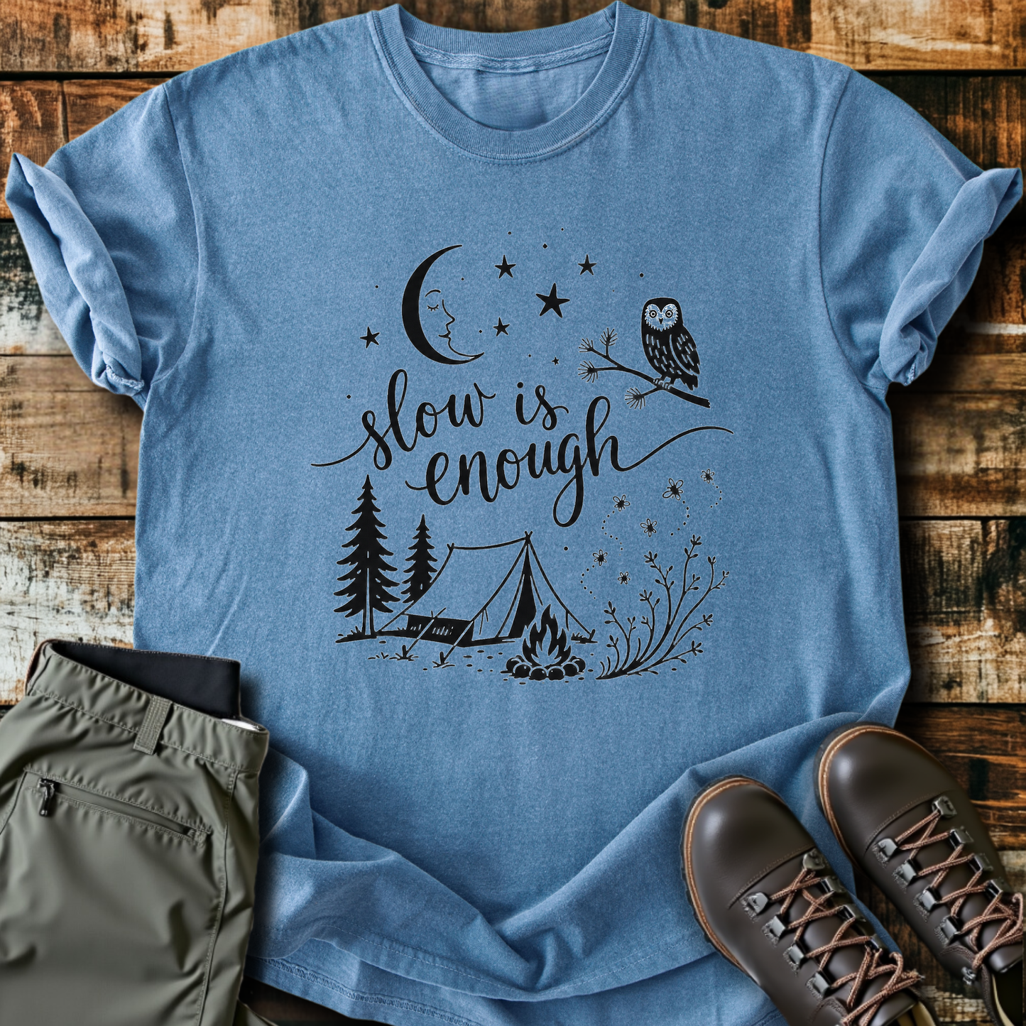 Sloth Hiking Club — blue jean