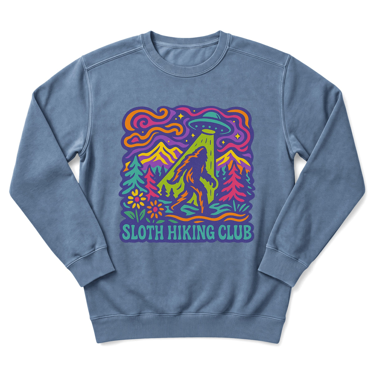 Sloth Hiking Club — blue jean