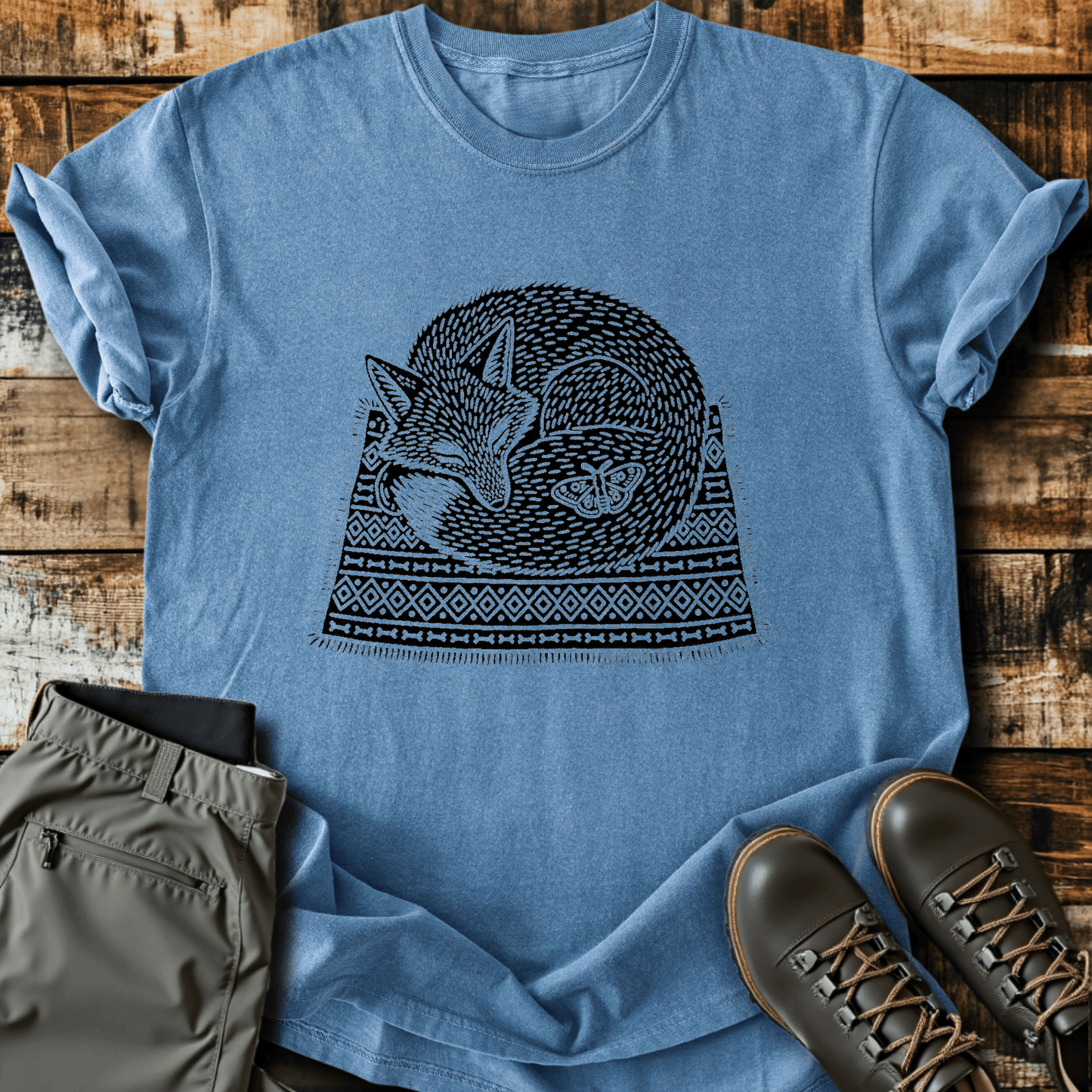 Sloth Hiking Club — blue jean