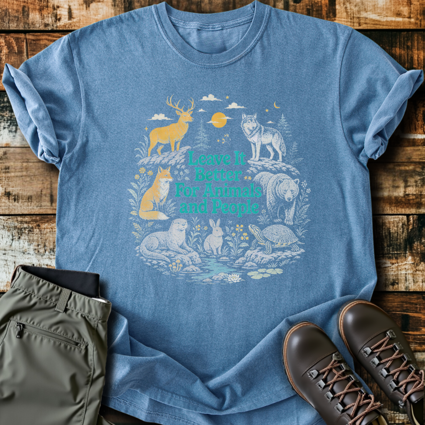 Sloth Hiking Club — blue jean