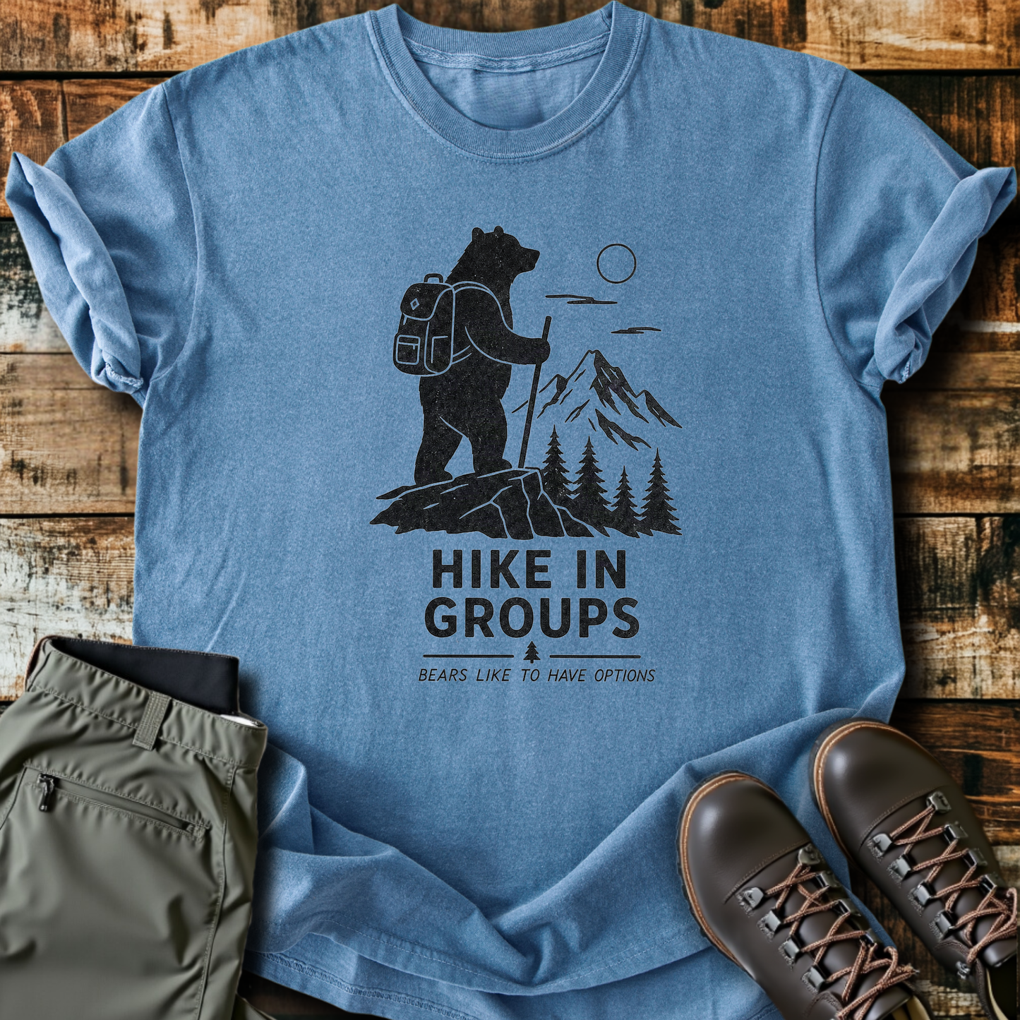 Sloth Hiking Club — blue jean
