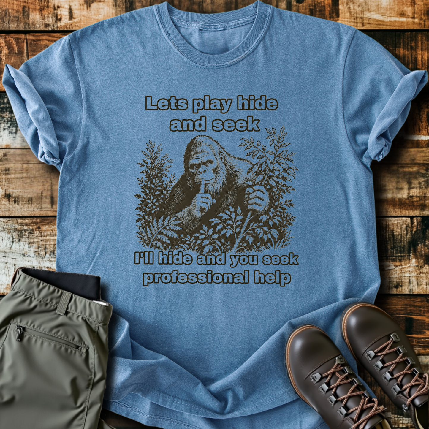 Sloth Hiking Club — blue jean