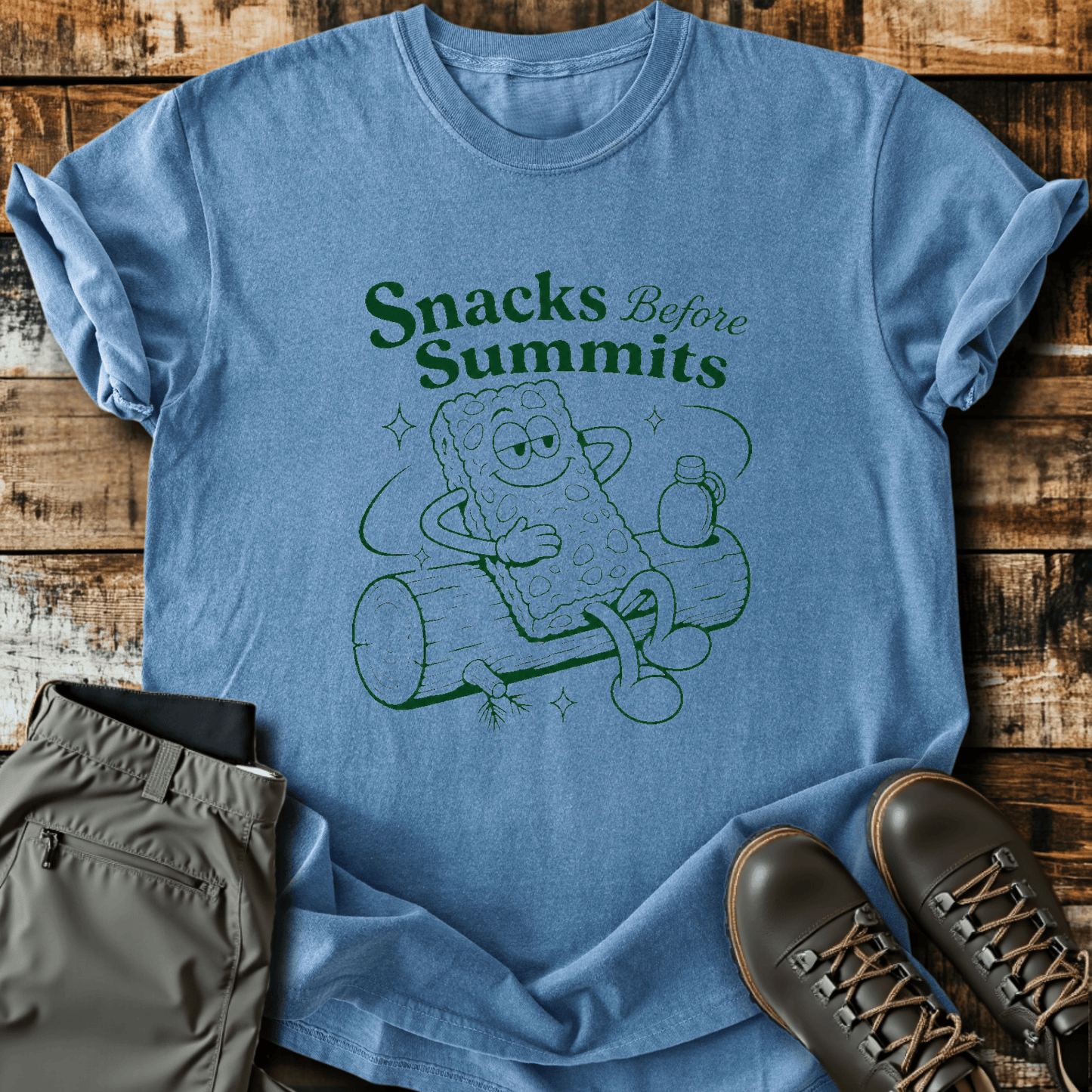 Sloth Hiking Club — blue jean
