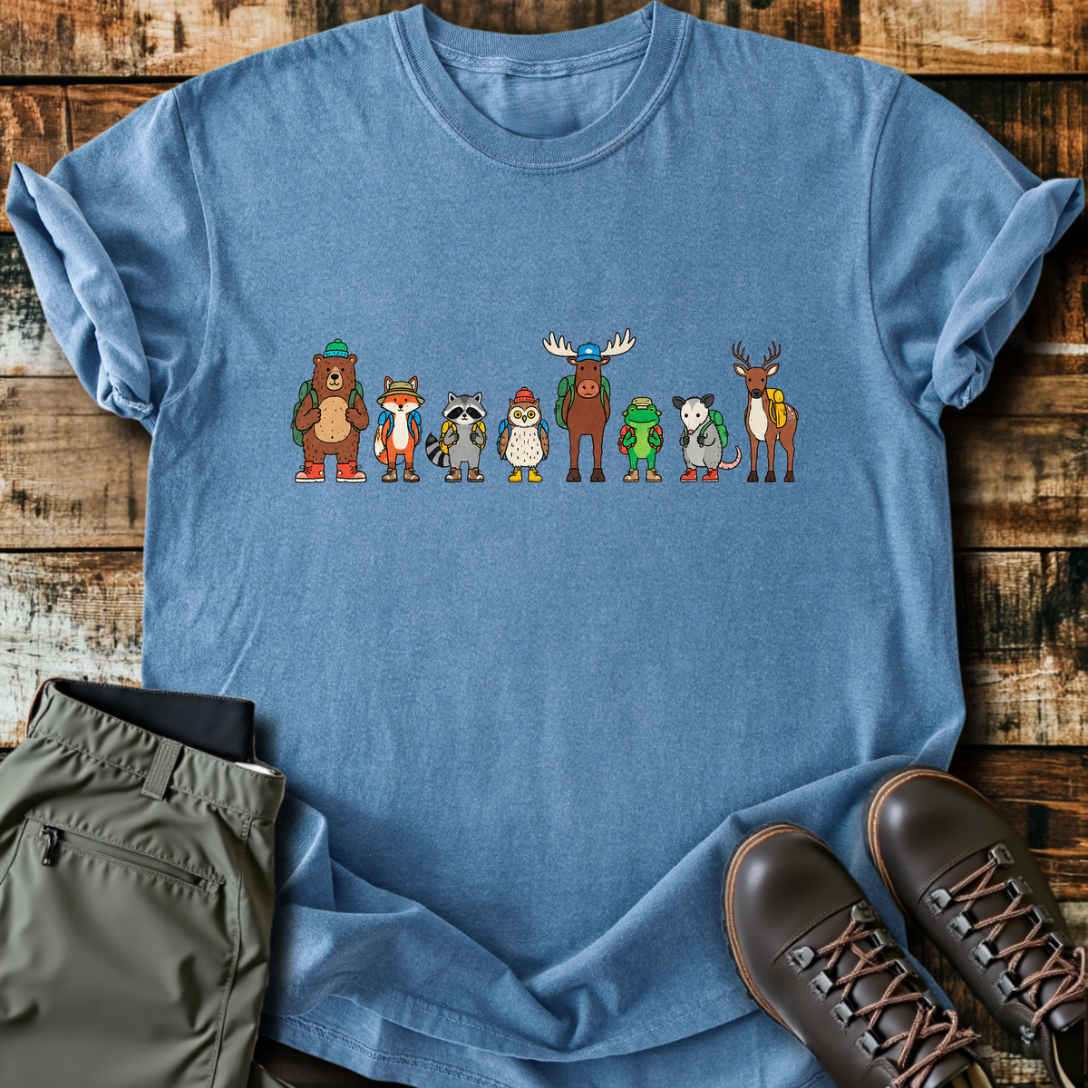 Sloth Hiking Club — blue jean