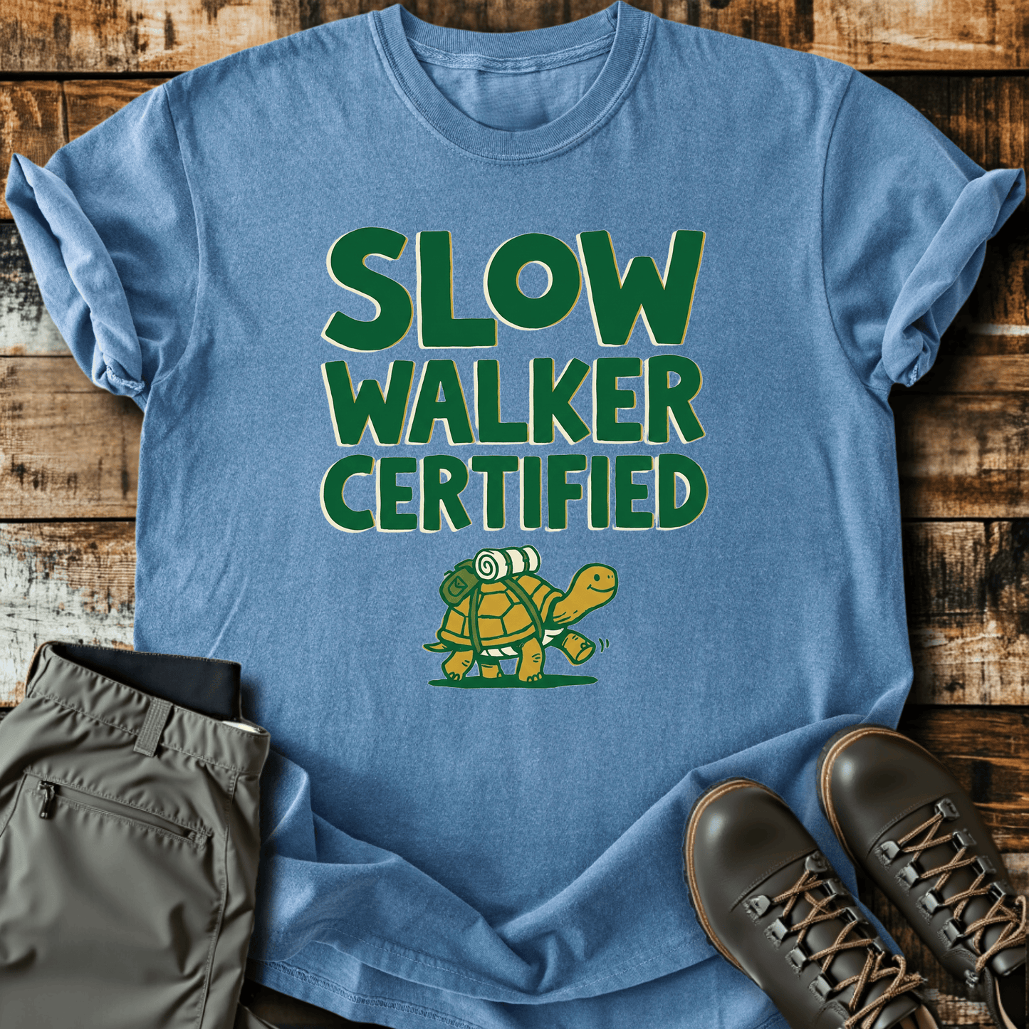 Sloth Hiking Club — blue jean