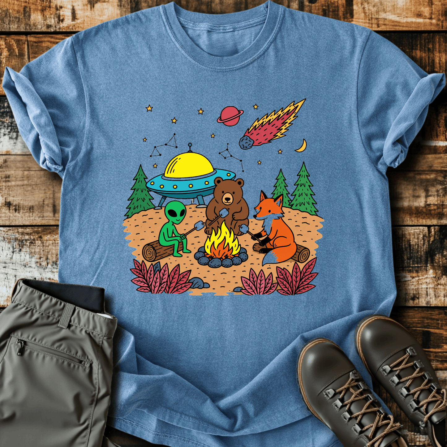 Sloth Hiking Club — blue jean