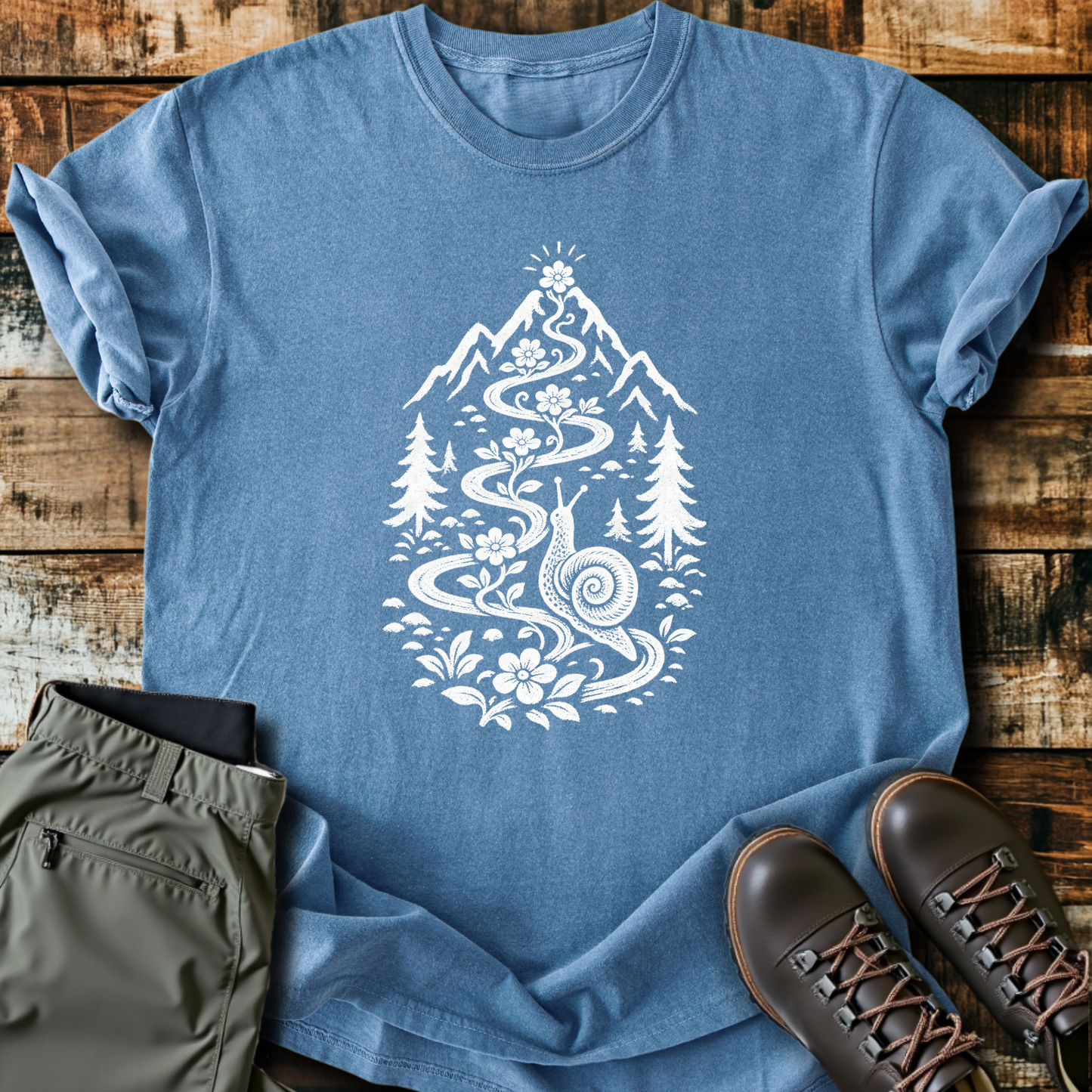 Sloth Hiking Club — blue jean
