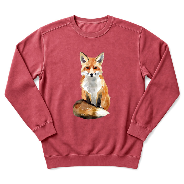 Watercolor Fox Sweatshirt