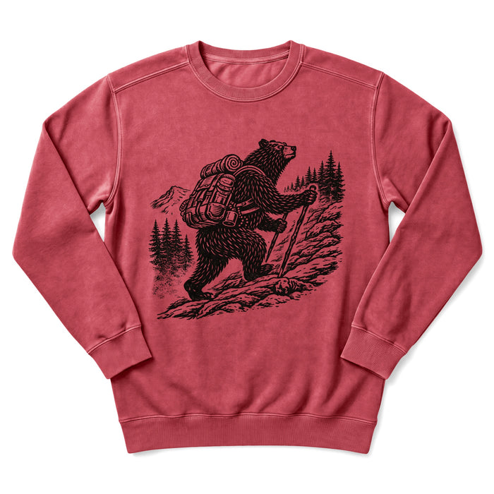 Tribal Hiking Bear Sweatshirt